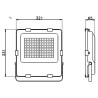 Projecteur 150W TSG PRO 22500Lm