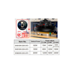 Ufo High Bay TSG PHR210 100W